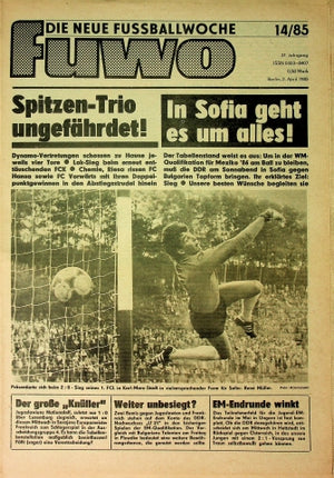 Fuwo Fussballwoche 14/1985