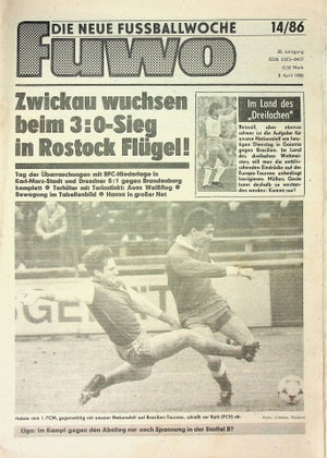 Fuwo Fussballwoche 14/1986