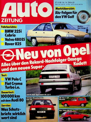 Autozeitung 14/1986