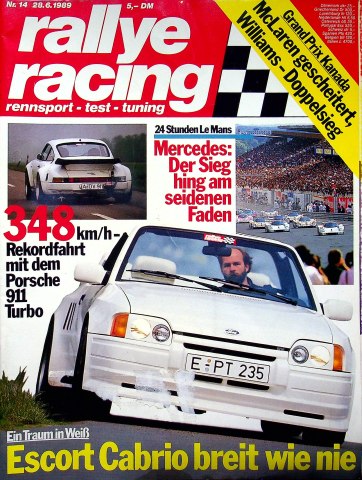 Rallye Racing 14/1989