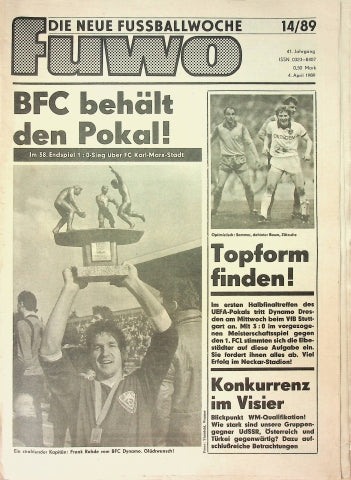 Fuwo Fussballwoche 14/1989
