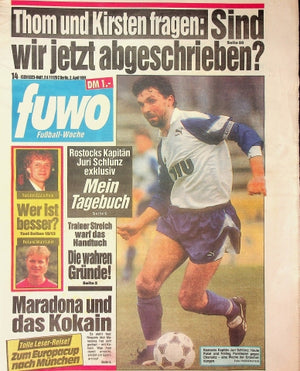 Fuwo Fussballwoche 14/1991