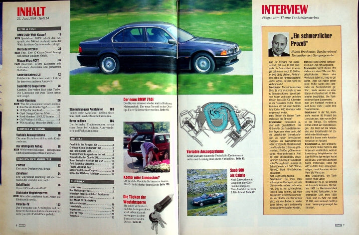 Inhaltsverzeichnis MOT 14/1994