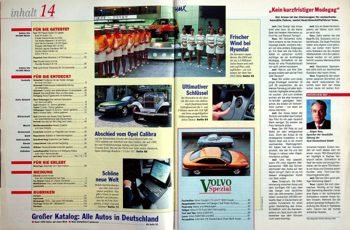 Inhaltsverzeichnis MOT 14/1997