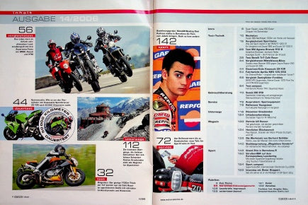 Inhaltsverzeichnis Motorrad 14/2006