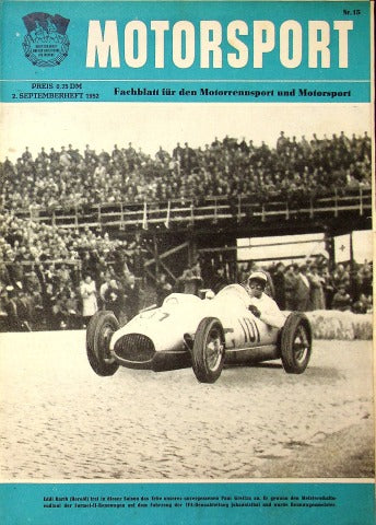 Illustrierter Motorsport 15/1952