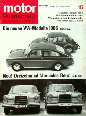 Motor Rundschau 15/1965