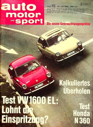 Auto Motor und Sport 15/1968