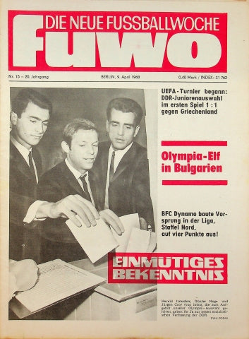 Fuwo Fussballwoche 15/1968