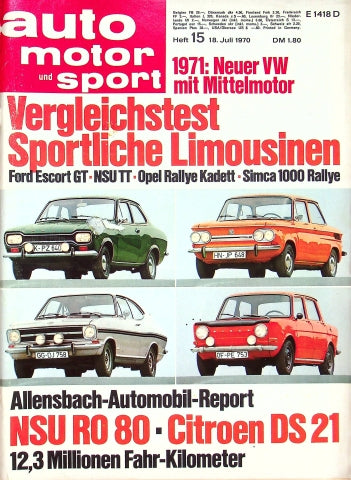 Auto Motor und Sport 15/1970