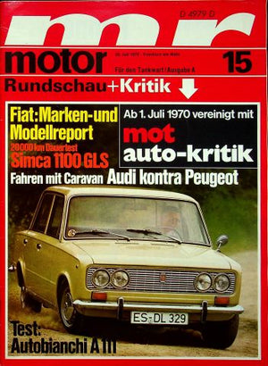 Motor Rundschau 15/1970