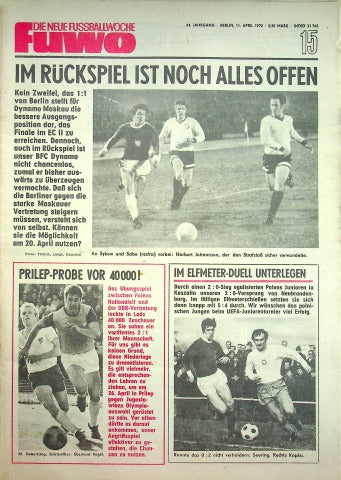 Fuwo Fussballwoche 15/1972
