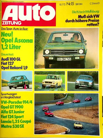 Autozeitung 15/1972