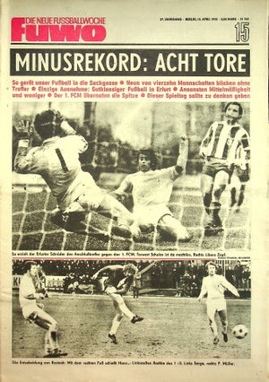 Fuwo Fussballwoche 15/1975