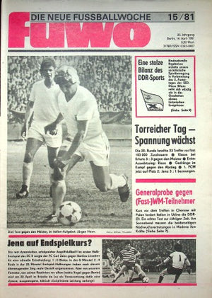 Fuwo Fussballwoche 15/1981