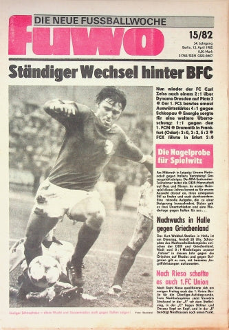 Fuwo Fussballwoche 15/1982