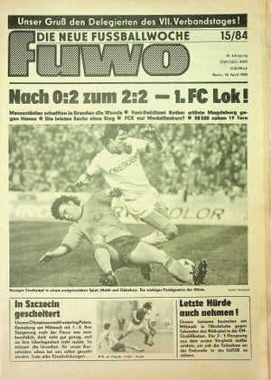 Fuwo Fussballwoche 15/1984
