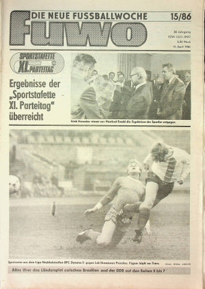 Fuwo Fussballwoche 15/1986