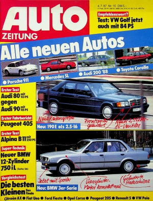 Autozeitung 15/1987