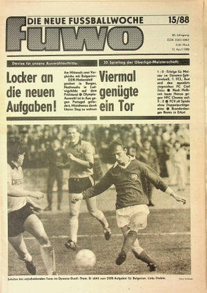 Fuwo Fussballwoche 15/1988