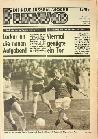 Fuwo Fussballwoche 15/1988