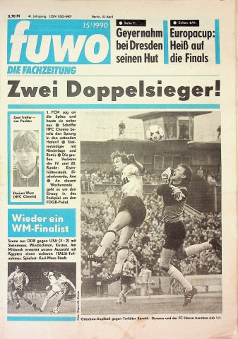 Fuwo Fussballwoche 15/1990