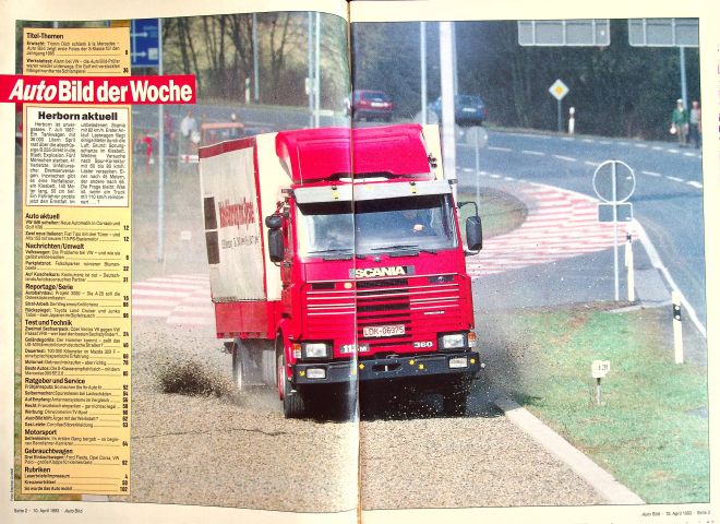 Inhaltsverzeichnis Auto Bild 15/1993