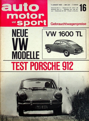 Auto Motor und Sport 16/1965
