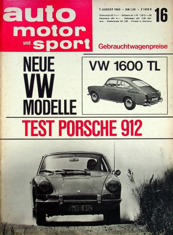 Auto Motor und Sport 16/1965