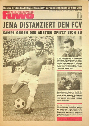Fuwo Fussballwoche 16/1970
