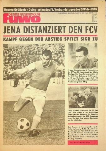 Fuwo Fussballwoche 16/1970
