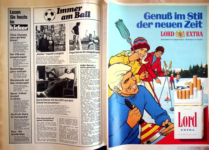 Inhaltsverzeichnis Kicker 16/1973