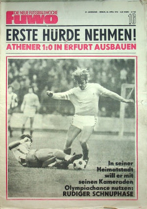 Fuwo Fussballwoche 16/1975