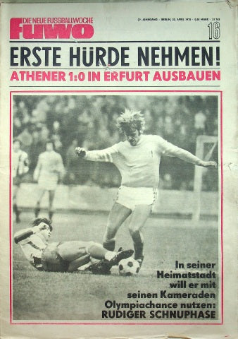 Fuwo Fussballwoche 16/1975