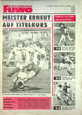 Fuwo Fussballwoche 16/1977