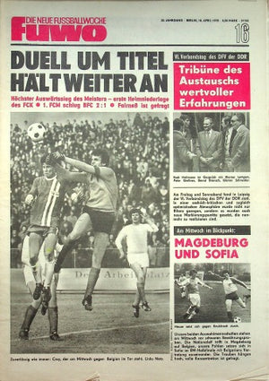 Fuwo Fussballwoche 16/1978