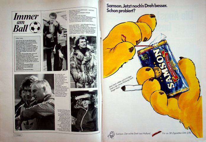 Inhaltsverzeichnis Kicker 16/1979