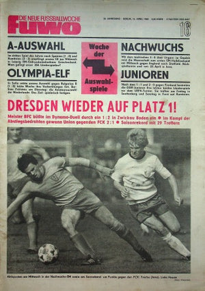 Fuwo Fussballwoche 16/1980