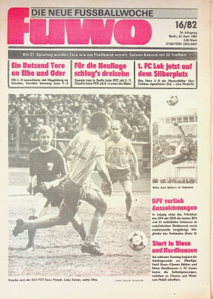 Fuwo Fussballwoche 16/1982
