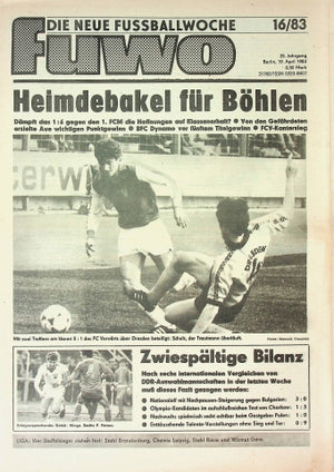 Fuwo Fussballwoche 16/1983
