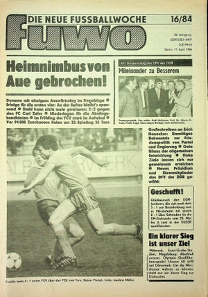 Fuwo Fussballwoche 16/1984