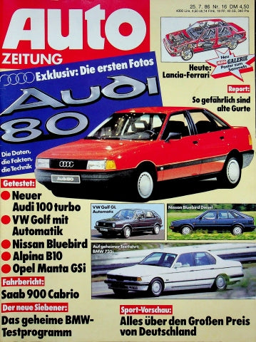 Autozeitung 16/1986