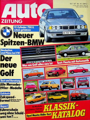 Autozeitung 16/1987