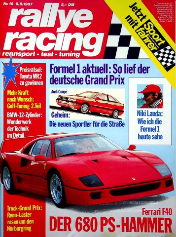 Rallye Racing 16/1987