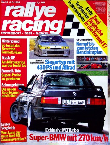 Rallye Racing 16/1988