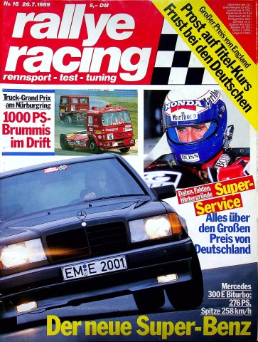 Rallye Racing 16/1989