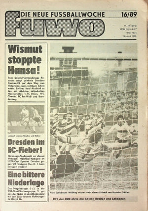 Fuwo Fussballwoche 16/1989