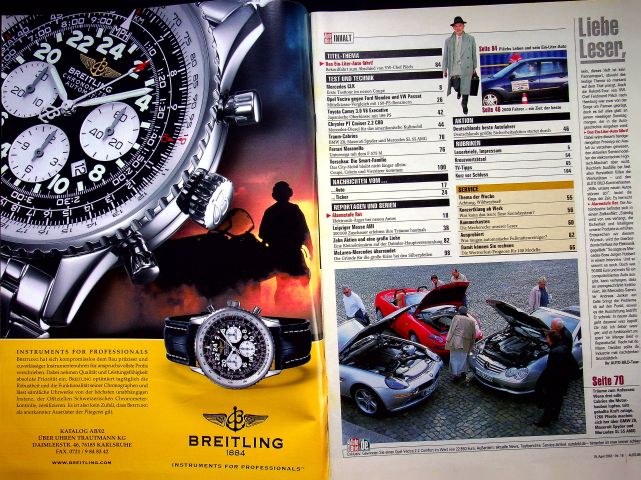 Inhaltsverzeichnis Auto Bild 16/2002
