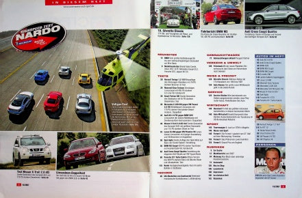 Inhaltsverzeichnis Auto Motor und Sport 16/2007