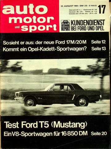 Auto Motor und Sport 17/1964